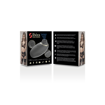 IBIZA - 3 IN 1 SUCKING, LICKING & PULSING VIBE - IBIZA TECHNOLOGY - M…