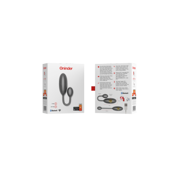 Oninder - Denver Huevo Vibrador Negro 7 X 2.7 Cm - App Gratuita |