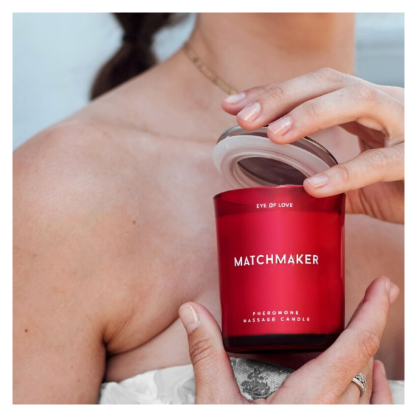 EYE OF LOVE - MATCHMAKER BOUGIE DE MASSAGE DIAMANT ROUGE LATTIRER 150 ML