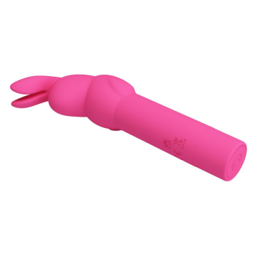 PRETTY LOVE - GERARDO VIBRADOR DE SILICONA CONEJO FUSCHIA