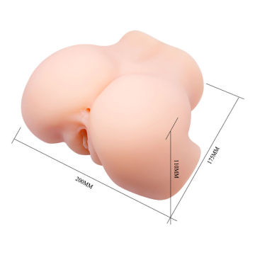 CRAZY BULL - VAGINA Y ANO REALÍSTICOS DOBLE VIBRACIÓN