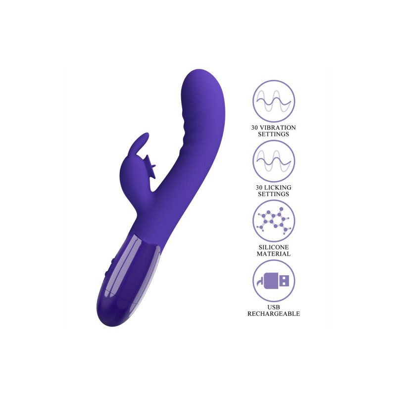 Pretty Love - Cerberus Youth Vibrador Rabbit Violeta | Vybes.it