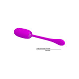 Pretty Love - Julius Huevo Vibrador Impermeble & Recargable Morado