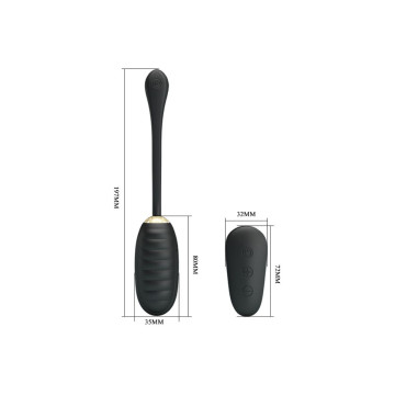 Pretty Love - Doreen Huevo Vibrador De Lujo Recargable Negro