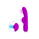PRETTY LOVE - REGINA RECHARGEABLE VIBRATOR-SUCTION GEL PURPLE - HIGH…