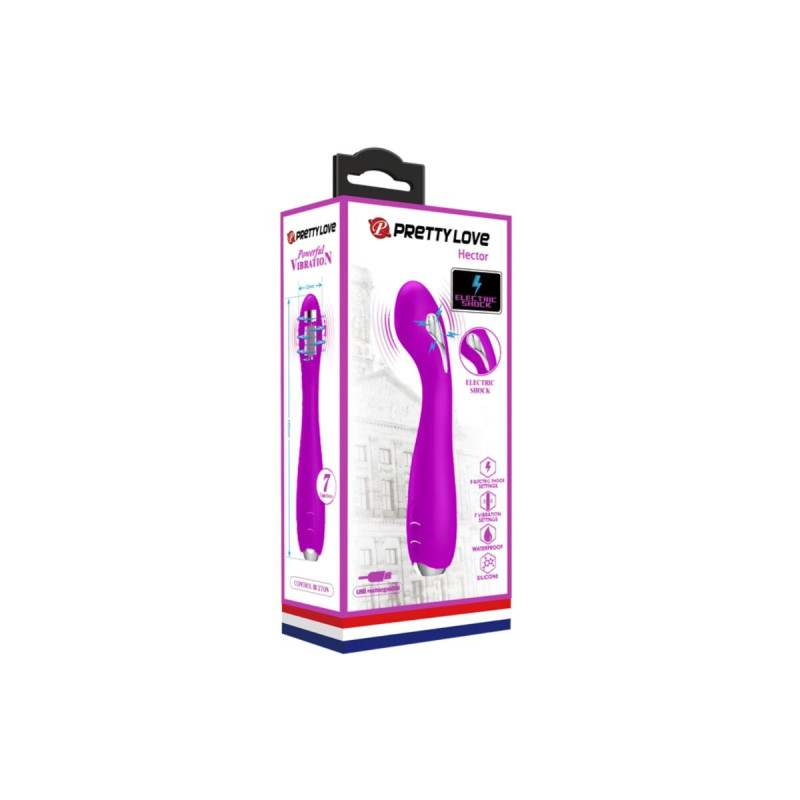 Pretty Love - Hector Vibrador Electroshock Recargable & Impermeable