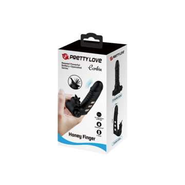Pretty Love - Corbin Funda Dedo Vibrador Negro | Vybes.it