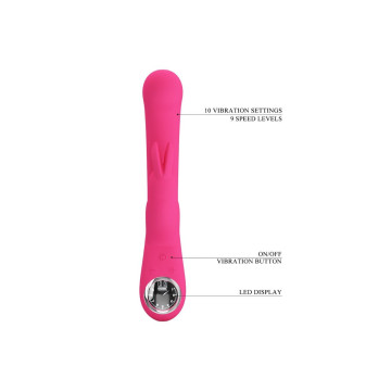 Pretty Love - Lamar Vibrador Rabbit & Punto G Rosa | Vybes.it