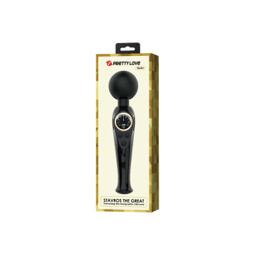 Pretty Love - Skyler Vibrador Wand Negro | Vybes.it