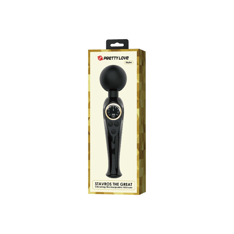 Pretty Love - Skyler Vibrador Wand Negro | Vybes.it