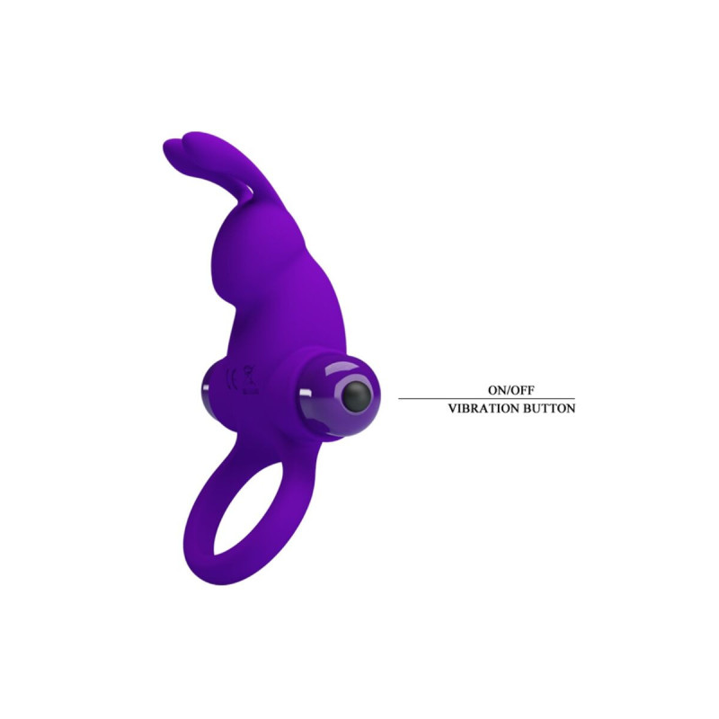 Pretty Love - Anneau Vibrateur I Rabbit Pour Pénis Violet | Vybes.it