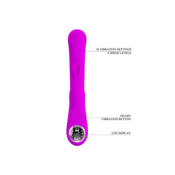 Pretty Love - Lamar Vibrador Rabbit & Punto G Violeta | Vybes.it