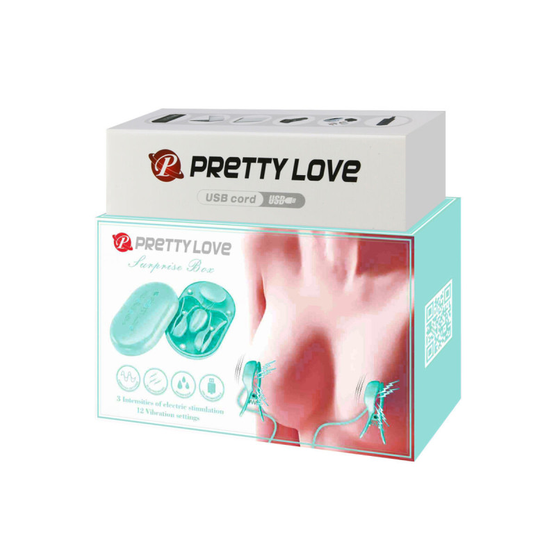 Pretty Love - Surprise Box Pinzas Electro Estimulación Azul |