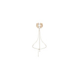 Bijoux - Désir Métallique Golden Metallic Necklace | Vybes.it