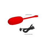 Pretty Love - Kirk Huevo Vibrador Recargable Rojo | Vybes.it