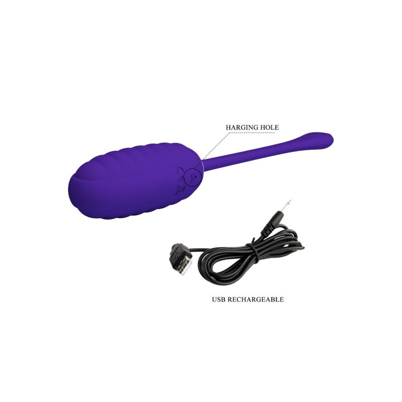 Pretty Love - Kirk Huevo Vibrador Recargable Lila | Vybes.it