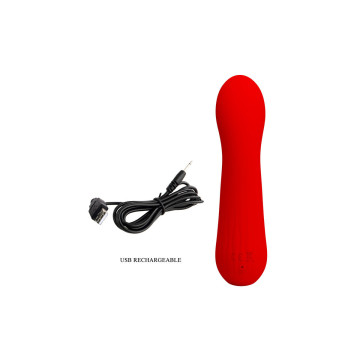 Pretty Love - Faun Vibrador Recargable Rojo | Vybes.it
