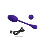 PRETTY LOVE - KNUCKER HUEVO VIBRADOR RECARGABLE LILA