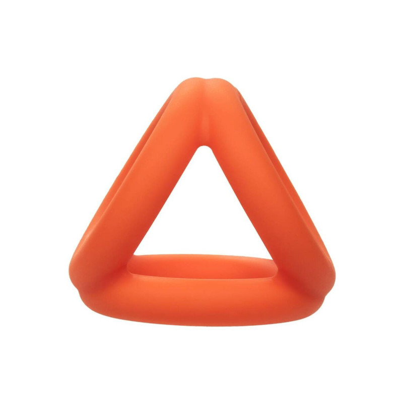 CALEXOTICS - ALPHA TRI-ANNEAU ORANGE - Cockrings sans vibration