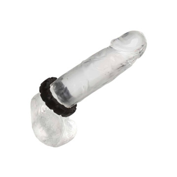 CALEXOTICS - ALPHA BAGUE PROLONG NOIRE - Cockrings sans vibration