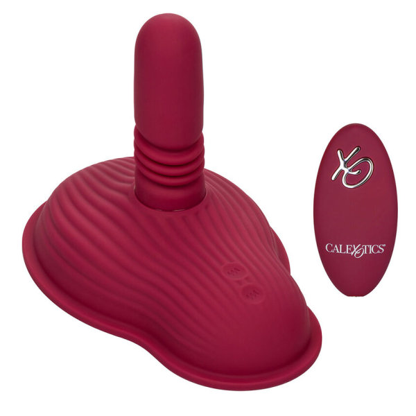 CALEXOTICS - RIDER MASSAGER DOUBLE MOTEUR TÉLÉCOMMANDE ROUGE