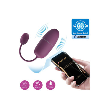 Pretty Love - Nymph Huevo Vibrador Controlado Por App Lila |