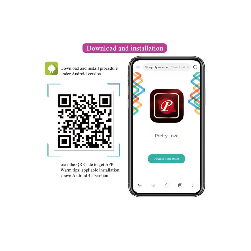 Pretty Love - Baird G - Spot 12 Vibraciones Recargable Lila App |