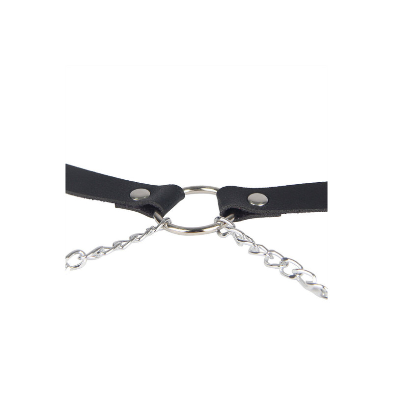 Subblime - Arnés Forma Cinturon Cuero Negro Talla Única | Vybes.it