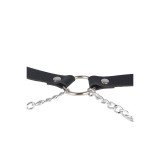 Subblime - Ledergürtel Harness Schwarz Eine Grösse | Vybes.it