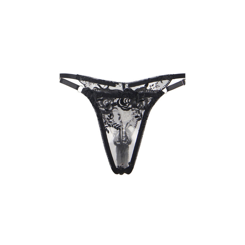 Subblime - Ensemble 3 Pièces Soutien - Gorge + String + Jarretière