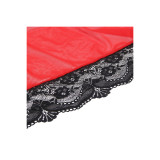 Subblime - Bata Tela Transparente Detalle Encaje Rojo S/M | Vybes.it