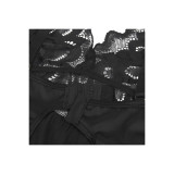 Subblime - Babydoll Con Estampado Floral Pecho Negro L/Xl | Vybes.it