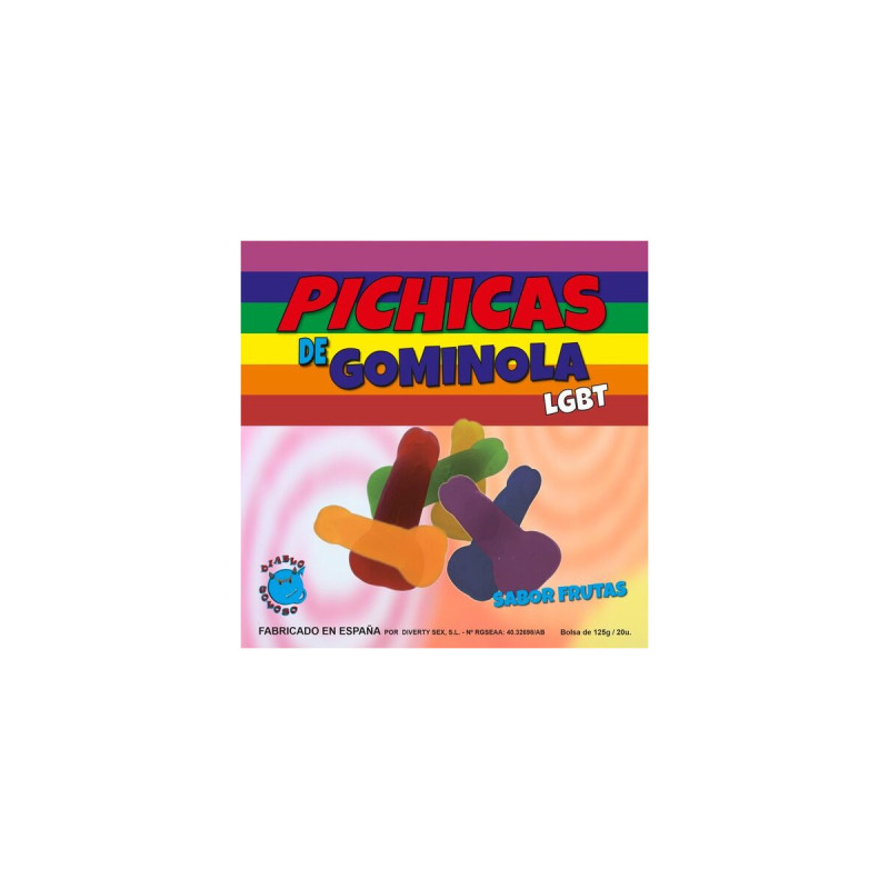 PRIDE - FRUITS DE PÉNIS GUMMY LGBT - Friandises drôles | Vybes.it