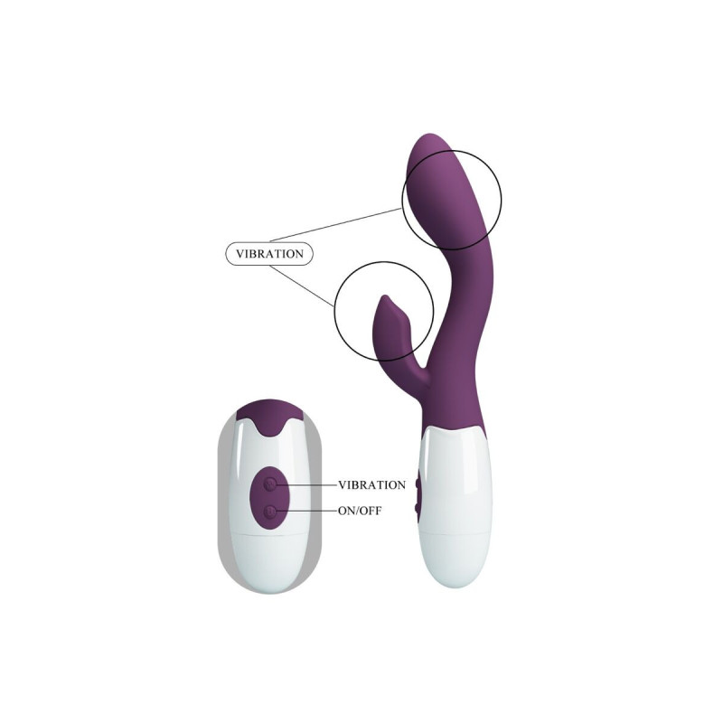 Pretty Love - Brighty Vibrador Punto G Morado | Vybes.it