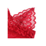 Subblime - Babydoll Satinado Con Encaje Rojo L/Xl | Vybes.it