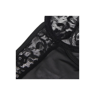 Subblime - Teddy Con Liga Detalle Encajes Y Tiras Negro S/M |