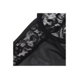 Subblime - Teddy Con Liga Detalle Encajes Y Tiras Negro S/M |