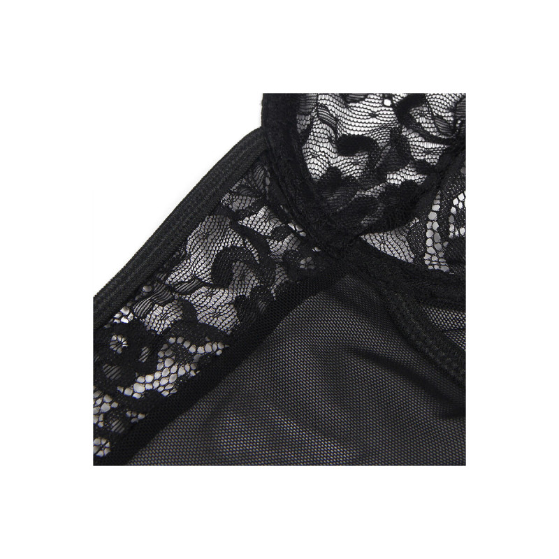 Subblime - Teddy Con Liga Detalle Encajes Y Tiras Negro L/Xl |