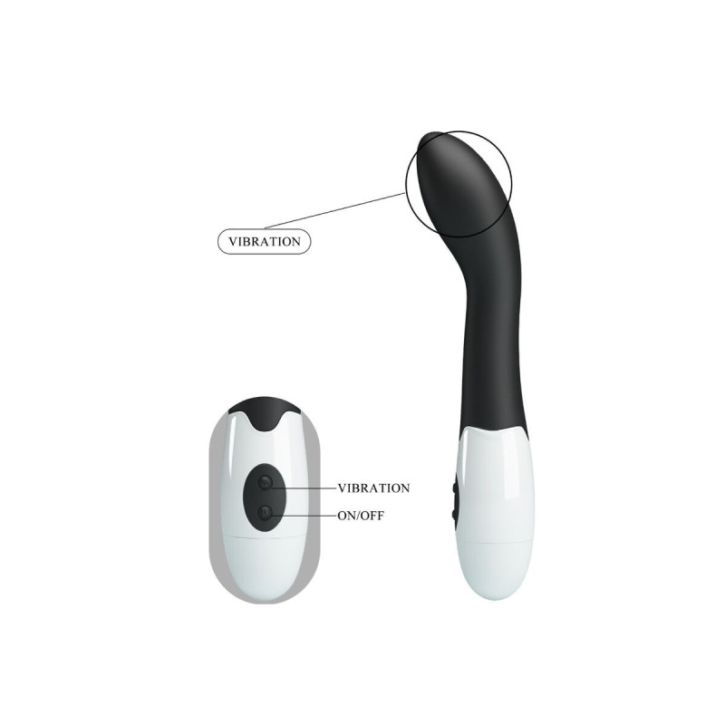 Pretty Love - Bishop Vibrador Punto G 30 Modos Negro | Vybes.it