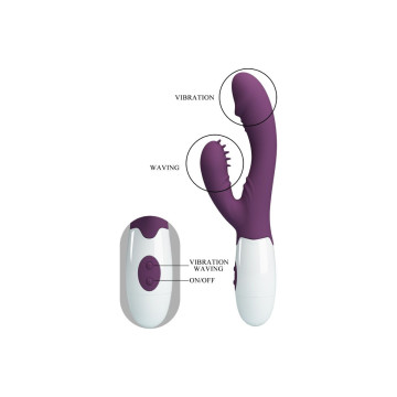 Pretty Love - Andre Vibrador Rabbit & Estimulador Punto G Morado |
