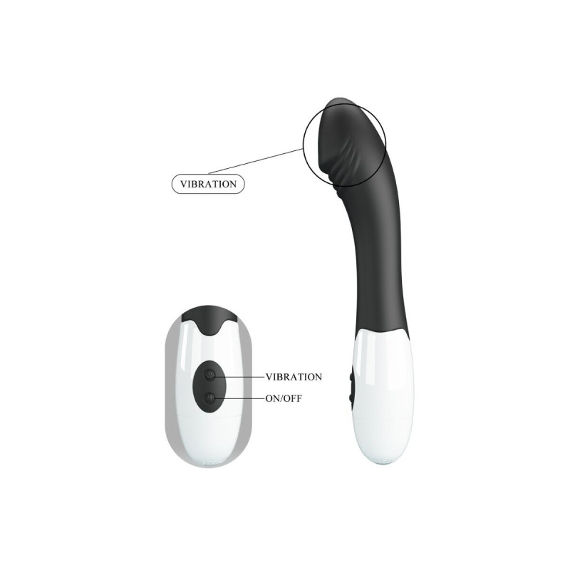 Pretty Love - Elemental Vibrador Punto G 30 Modos Negro | Vybes.it