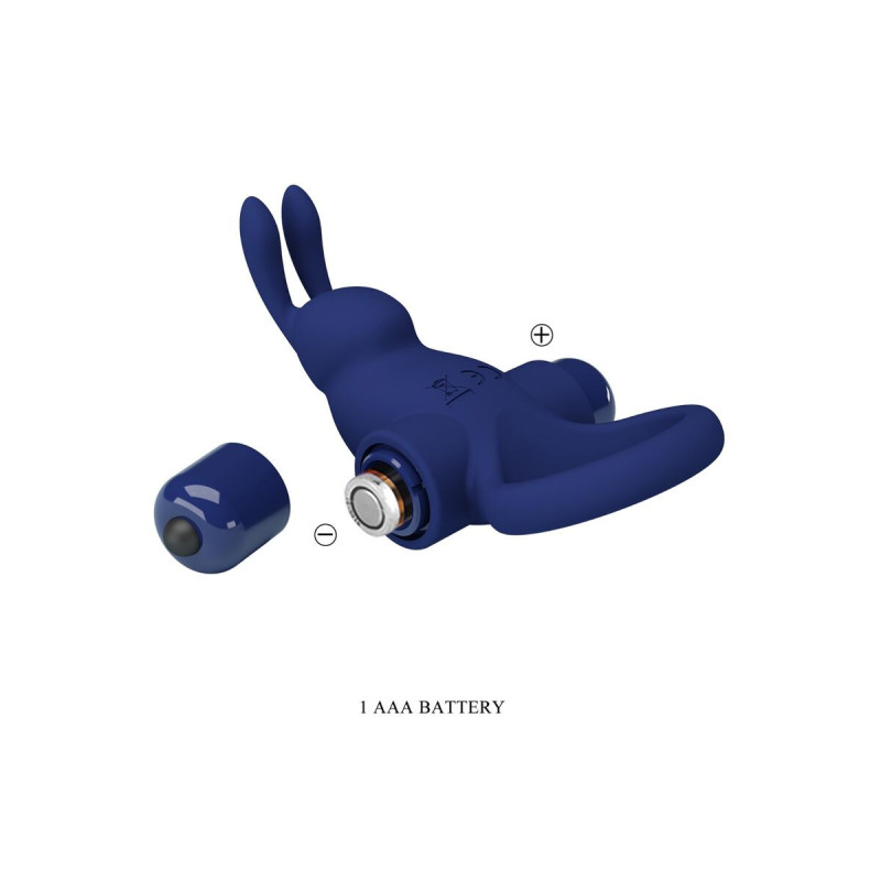 Pretty Love - Jiro Anillo Rabbit Con Vibración Azul | Vybes.it