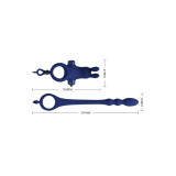 Pretty Love - Ayad Anillo Vibrador Rabbit Con Plug Azul | Vybes.it