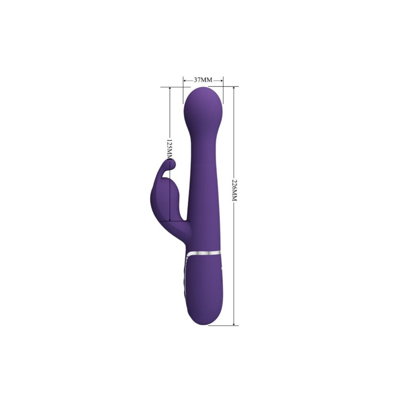 Pretty Love - Dejon Vibrador Rabbit 3 En 1 Multifunción Morado |