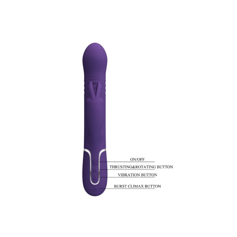 Pretty Love - Coale Vibrador Rabbit 4 En 1 Morado | Vybes.it
