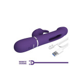 Pretty Love - Kampas Vibrador Rabbit 3 En 1 Multifunción Con Lengua