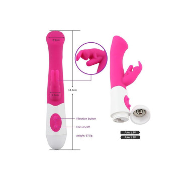ARMONY - RABBIT VIBRATOR & STIMULATOR G SPOT 10 SPEEDS PINK - ARMONY…