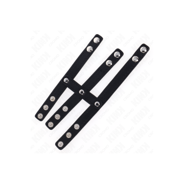 KINK - DREIFACH LEDER PENISRING MIT DRUCKVERSCHLUSS - KINK RING POWER…