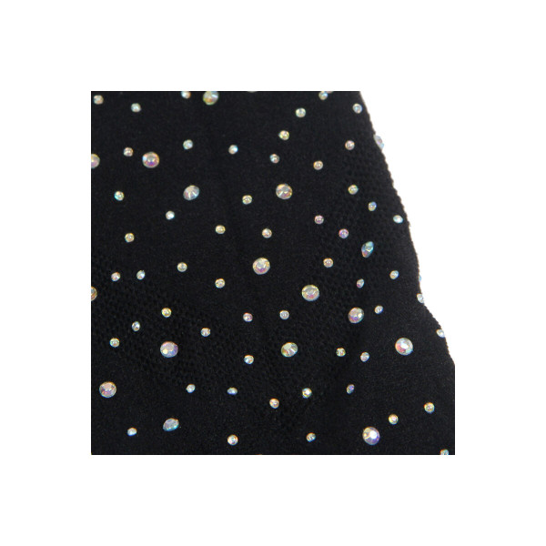 SUBBLIME - 952198 VESTIDO DE REJILLA CON DIAMANTES BRILLANTES NEGRO TALLA ÚNICA