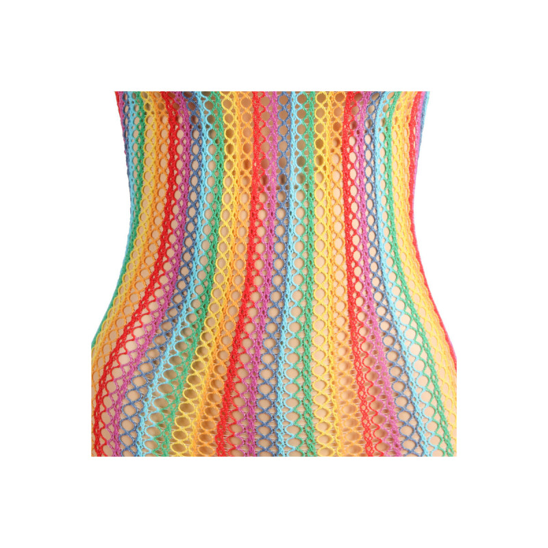 SUBBLIME - 952341 VESTITO A RETE ARCOBALENO TAGLIA UNICA - SUBBLIME D…